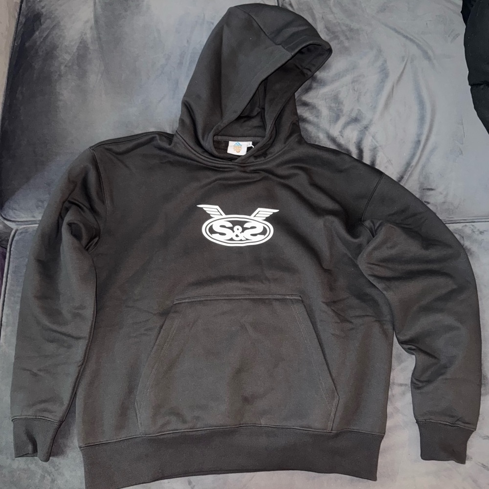 Snowday x STA Worldwide Black Pullover Hoodie Size Large Men’s